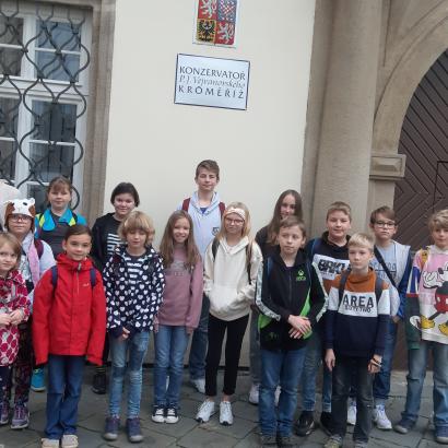 Zájezd žáků hudebního oboru do Kroměříže